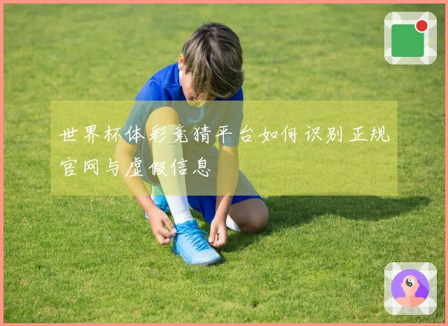 世界杯体彩竞猜平台如何识别正规官网与虚假信息